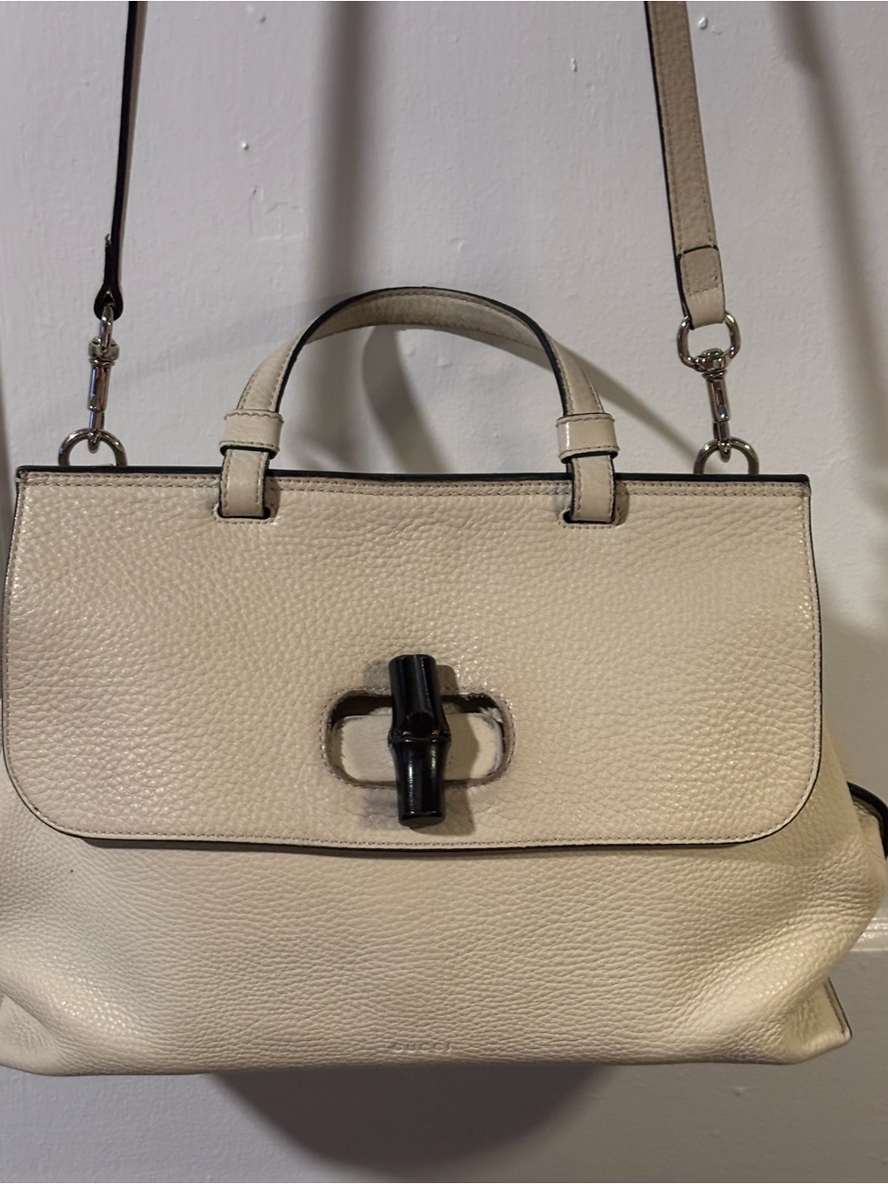 Gucci Cellarius Calfskin
Bamboo Daily Top Handle Bag